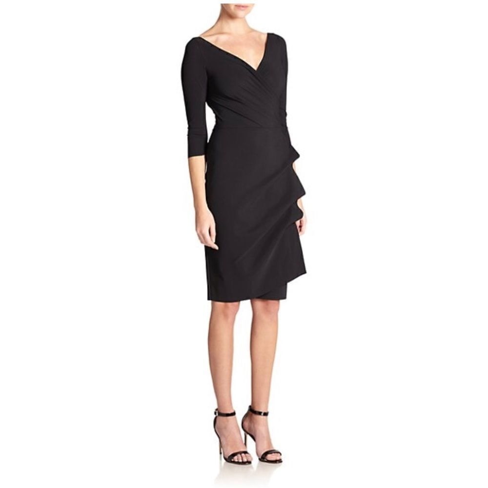 Chiara Boni La Petite Robe Florian Side Ruffle Dress size 6